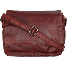 BTF CPH TASKE, ORCHID CROSS BODY BAG 18499, DARK COGNAC W. GUNMETAL ACC.